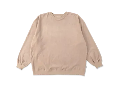 WIND AND SEA Soft Pile Crew Neck "Beige"