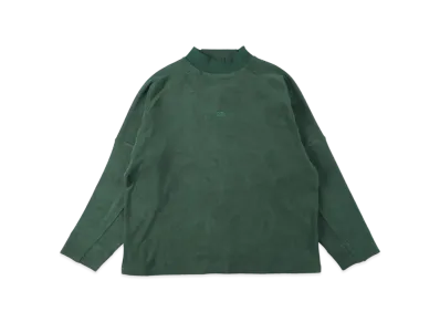 WIND AND SEA Soft Pile Mock Neck "Green"