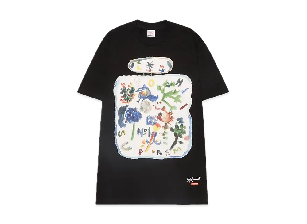 Supreme / Yohji Yamamoto Paint Tee "Black"