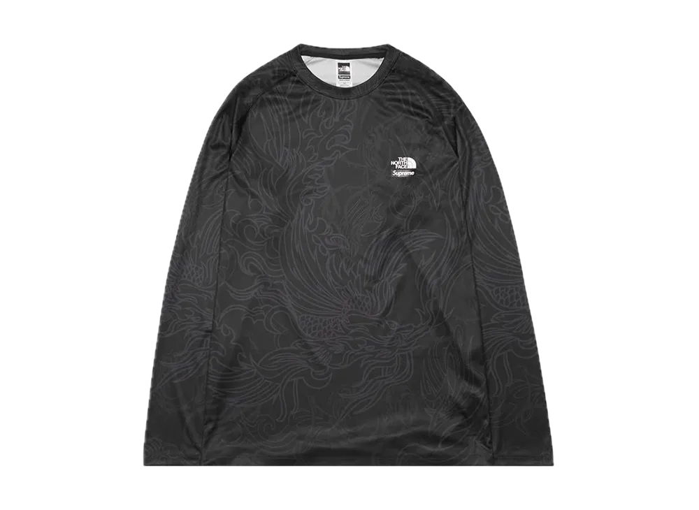 Supreme x The North Face Base Layer L/S Top "Black Dragon"