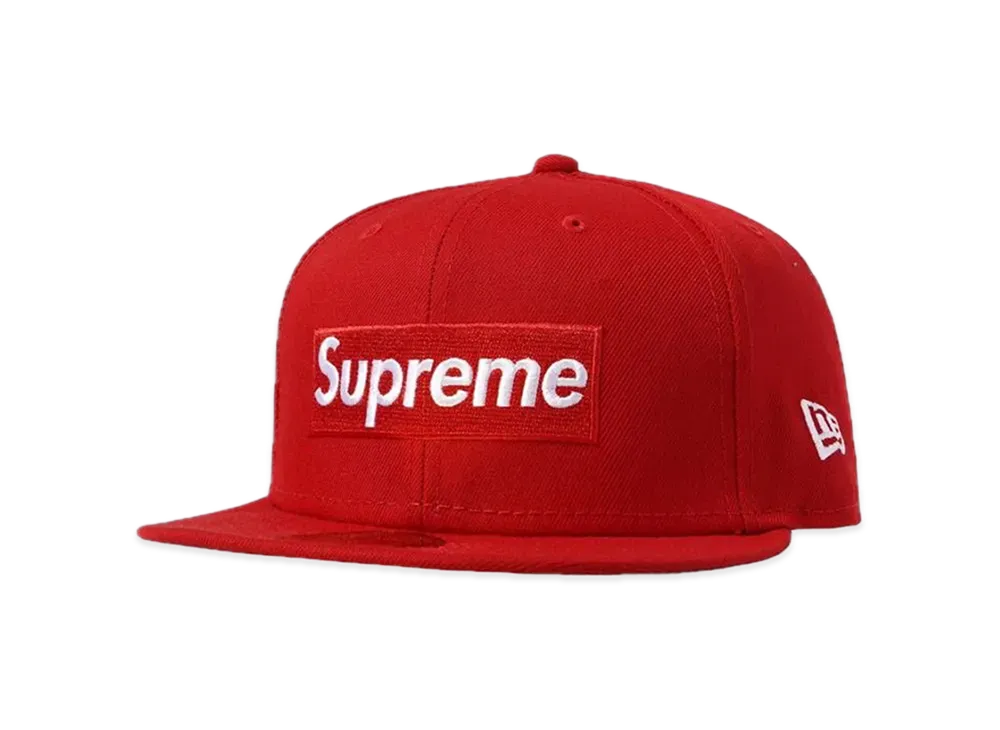 Supreme Money Box Logo New Era "Red"