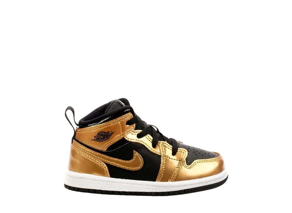 ナイキ TD エアジョーダン1 ミッド "グリッター"(キッズ)