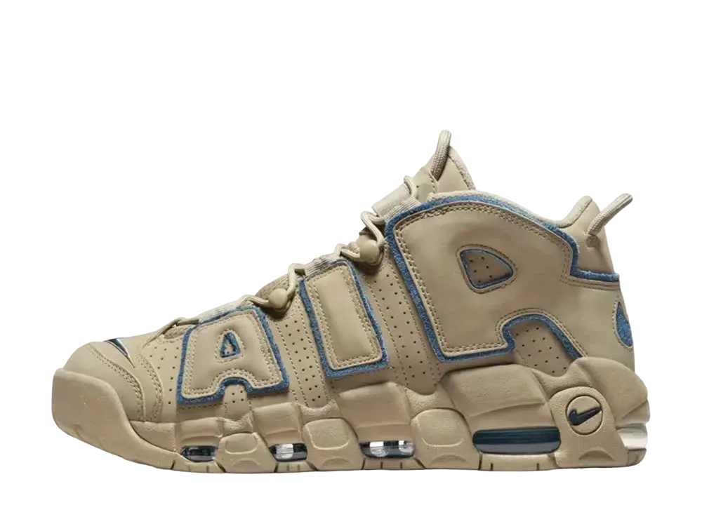 Nike Air More Uptempo "Limestone and Valerian Blue"