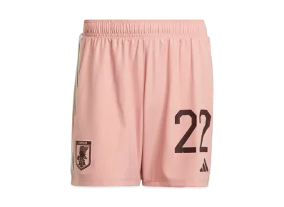 adidas Japanese National Soccer Team Special Collection Shorts With Uniform Number "Wonder Mauve"
