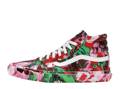 Kenzo × Vans Sk8-Hi "Floral Red"