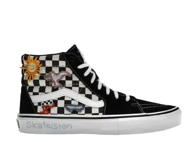 Skateistan × Vans Sk8-Hi "Black/White"