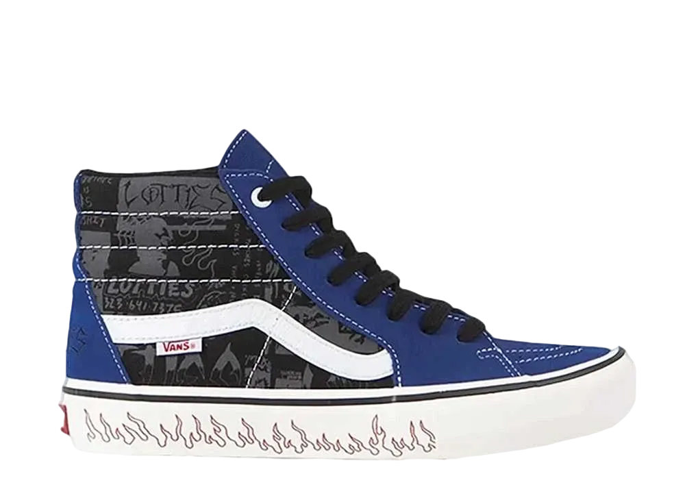 Lotties Skateshop × Vans Sk8-Hi "Blue/Black"