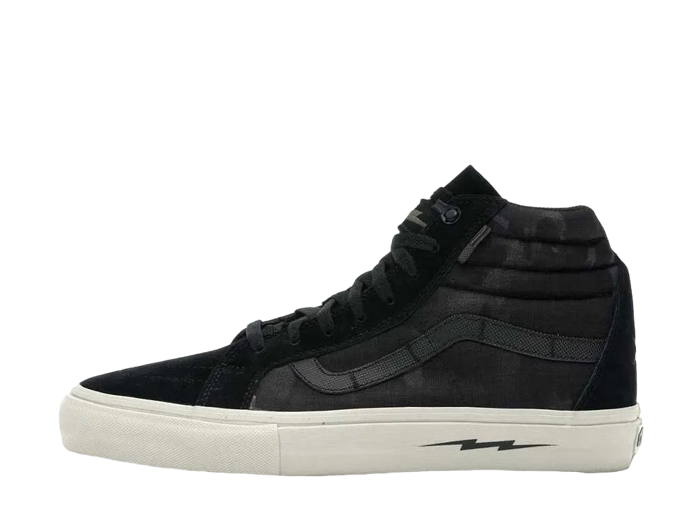 デフコン × バンズ スケートハイ ノッチバック "マルチカム ブラック"