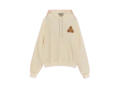 PALACE GUCCI Hoodie With Triferg GG Patch "Ivory"