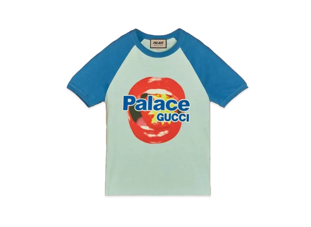 PALACE GUCCI Printed Cotton Jersey T-shirt 