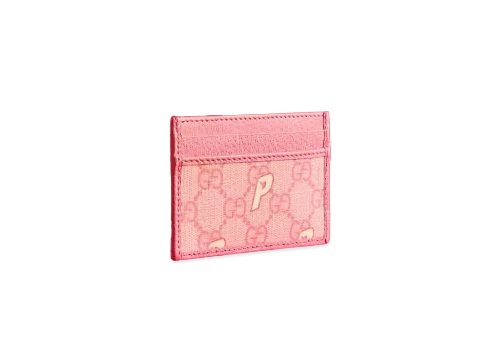 PALACE GUCCI GG-P Supreme Card Case "Pale Pink"