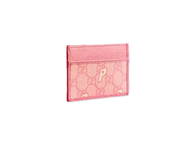PALACE GUCCI GG-P Supreme Card Case "Pale Pink"