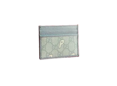 PALACE GUCCI GG-P Supreme Card Case "Pale Blue"