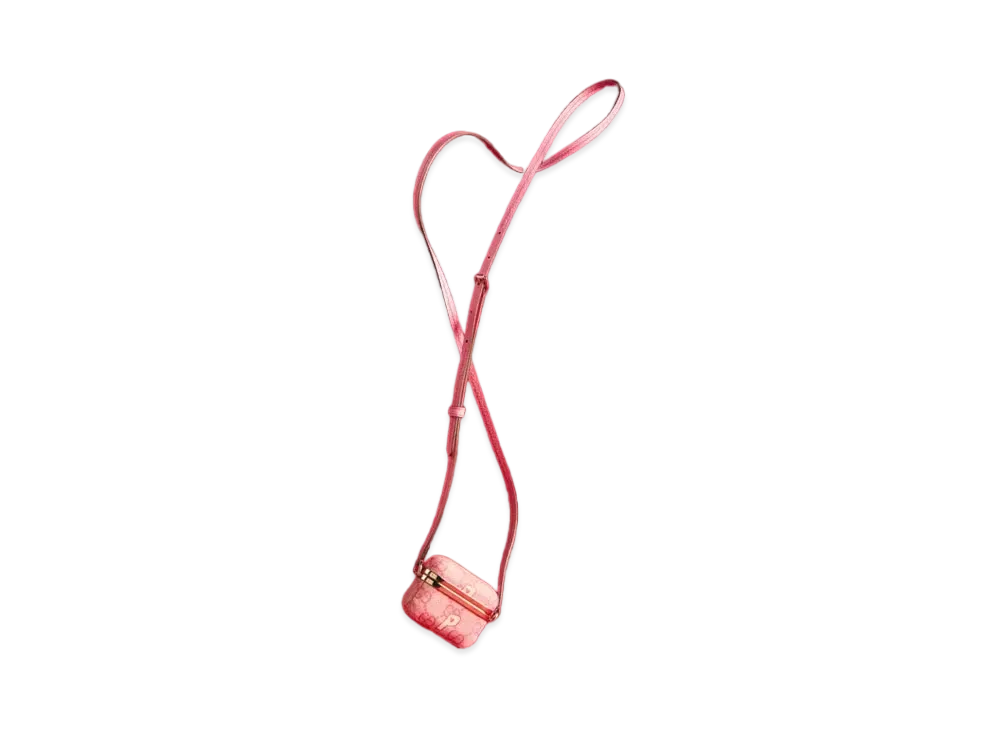 PALACE GUCCI GG-P Supreme Airpod Case With Adjustable Strap "Pale Pink"