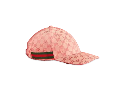 PALACE GUCCI GG-P Canvas Baseball Hat "Pale Pink"