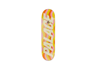 PALACE GUCCI Multicolor Skate Deck "Multicolor Waves Yellow"