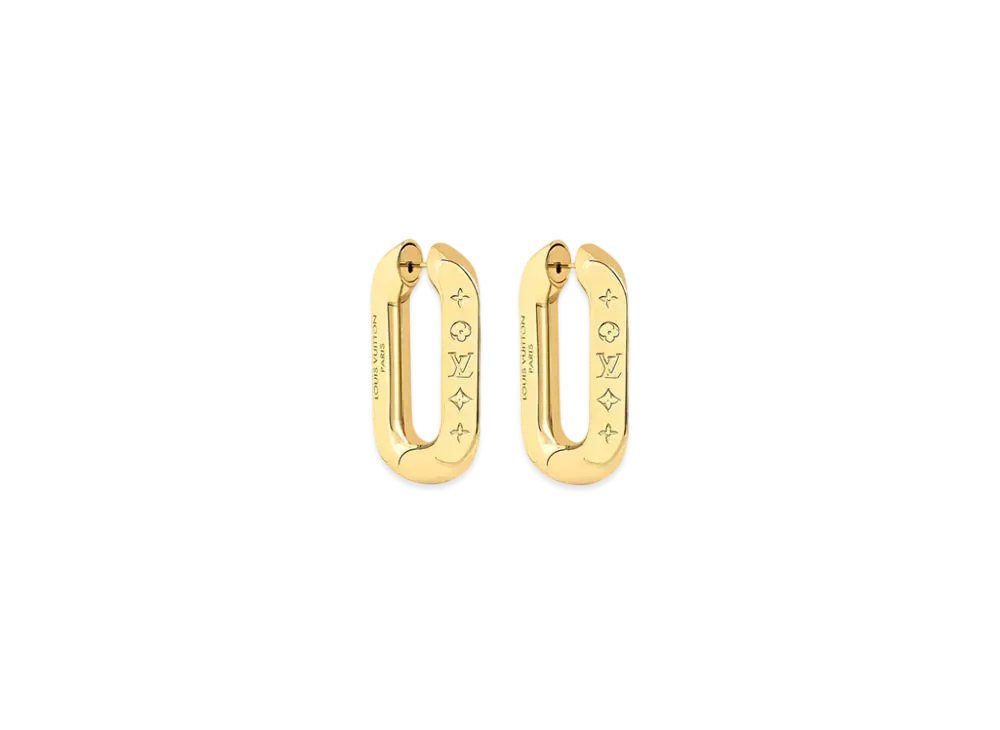 Louis Vuitton LV Edge Earrings "Gold"