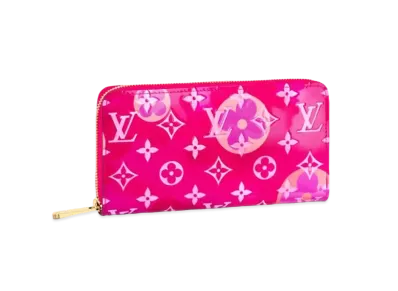 Louis Vuitton Zippy Wallet Monogram Vernis Japan Exclusive Valentine 2021 "Fuchsia"