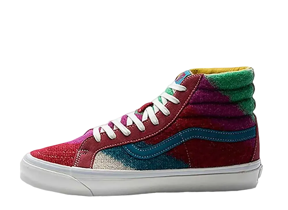 コンセプト × バンズ スケートハイ モヘア "マルチ/ホワイト"