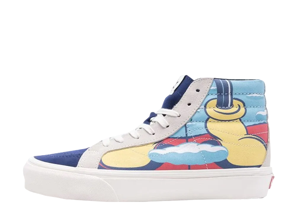 ディズニー × ジョン・ヴァン・ハマーズヴェルド × バンズ スケートハイ "ホワイト/ブルー"