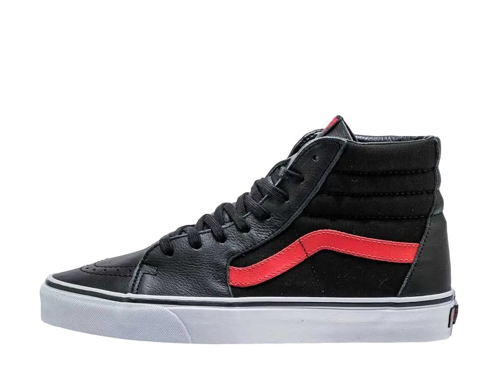 バンズ スケートハイ シューパレス 25th アニバーサリー "ブラック/レッド ホワイト"