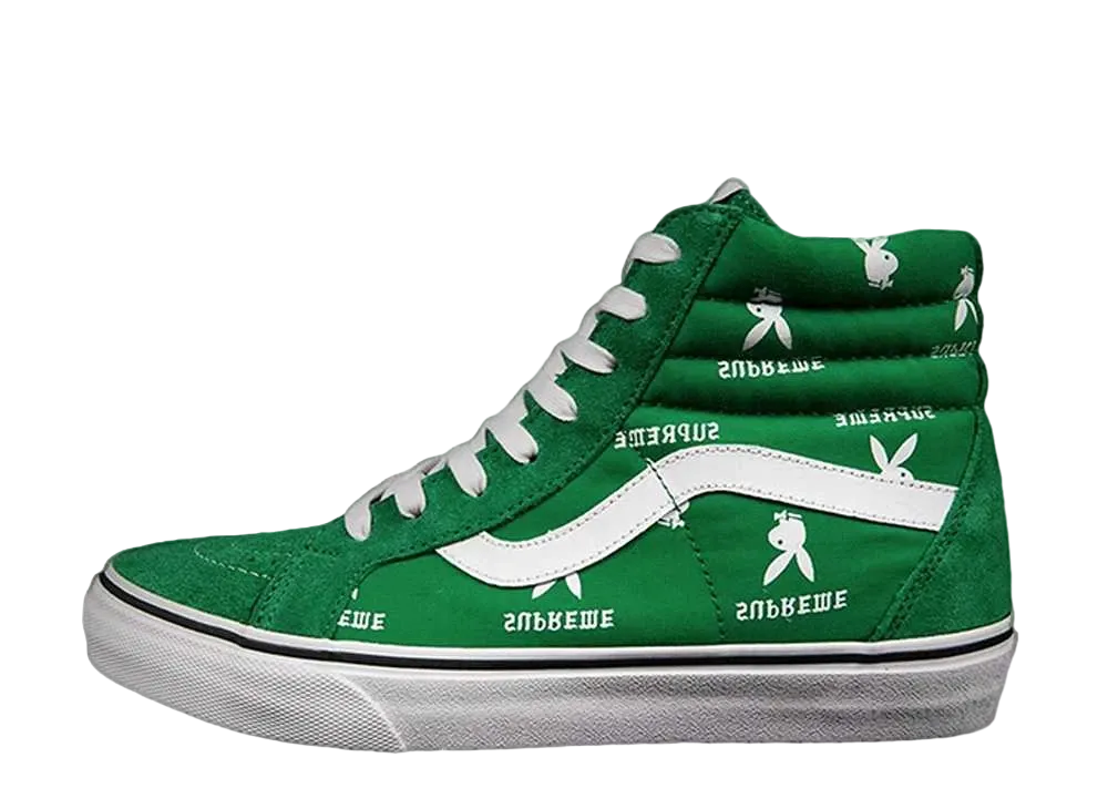 シュプリーム × プレイボーイ × バンズ スケートハイ "グリーン"
