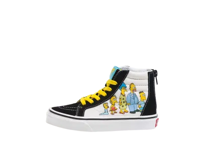The Simpsons × Vans TD Sk8-Hi Zip Family Portrait "Black/White"