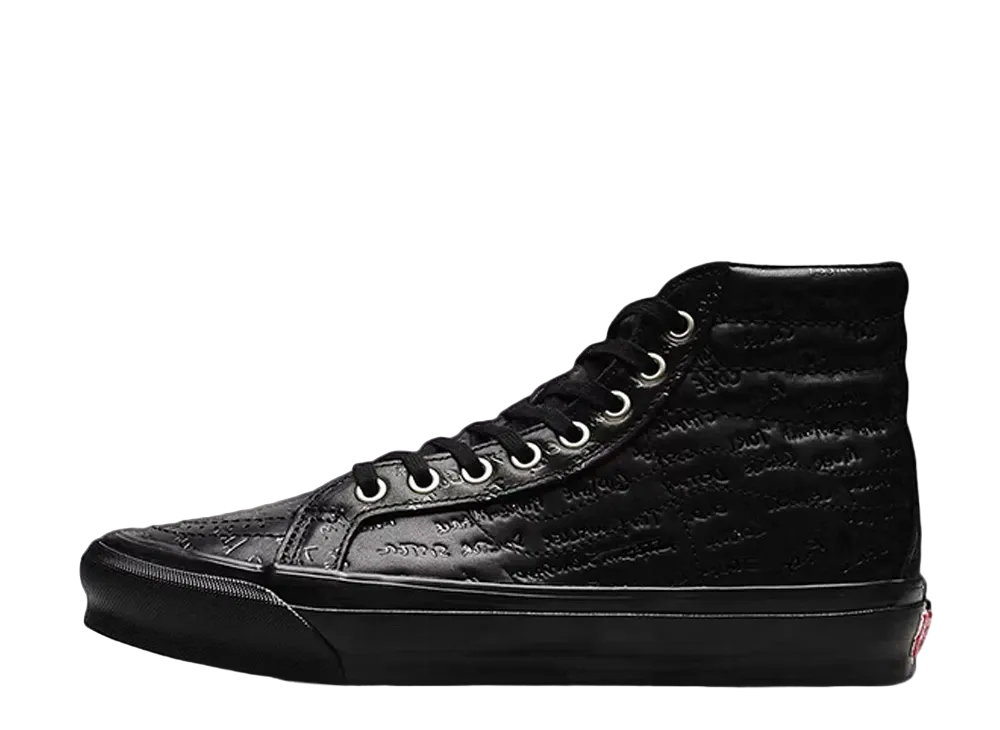 ジム ゴールドバーグ × バンズ スケートハイ LX "ブラック レザー"