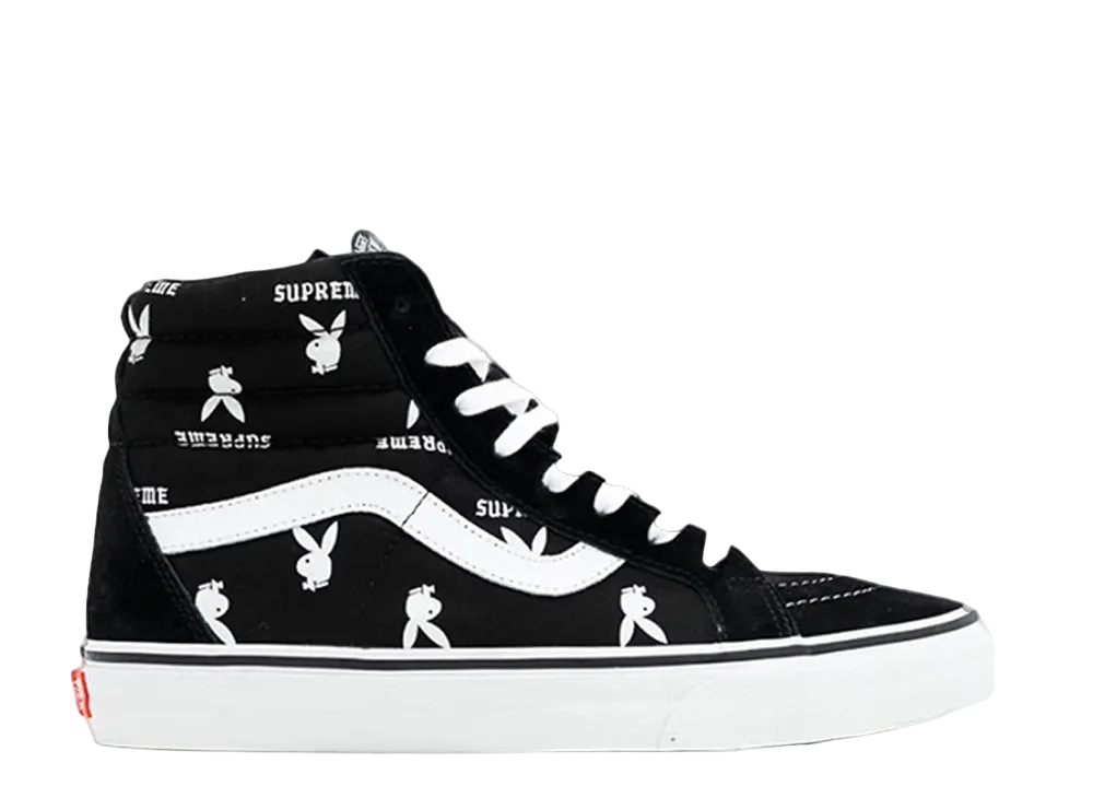シュプリーム × バンズ スケートハイ プレイボーイ "ブラック"