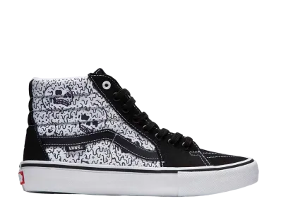 Sketchy Tank × Vans Sk8-Hi "Black White"
