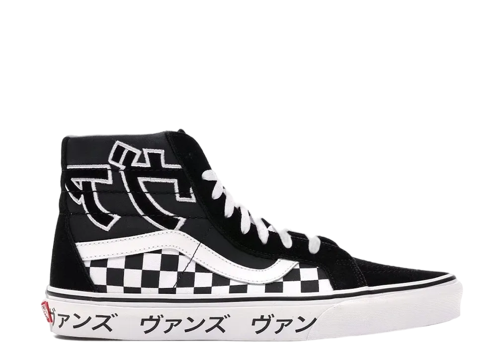 バンズ スケートハイ ジャパニーズ タイプ "ブラック ホワイト"