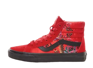 Vans Sk8-Hi Festival Satin "Red/Black"