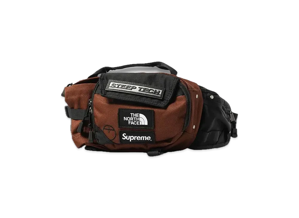 Supreme x The North Face Steep Tech Waist Bag "Brown" NM82291I / NF0A82YW