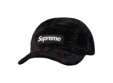 Supreme Swirl Fleece Camp Cap "Black"