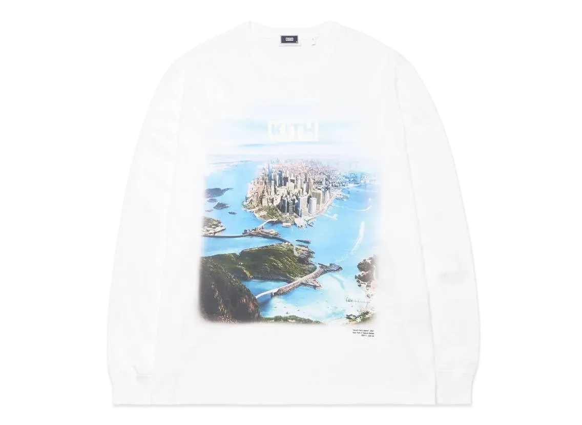 Kith South Ferry L/S Tee "White"