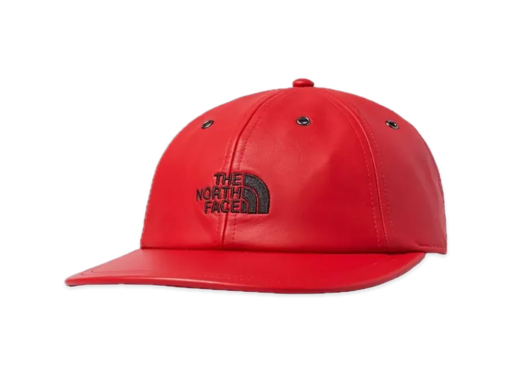 Supreme / The North Face® Leather 6-Panel Hat "Red"