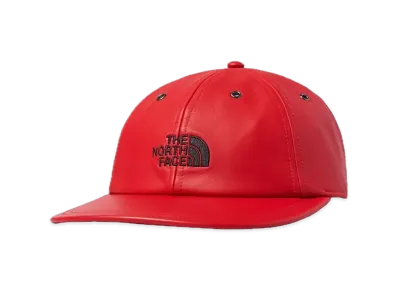 Supreme x The North Face Leather 6-Panel Hat "Red"