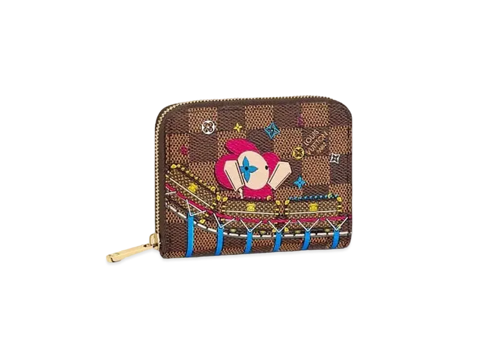 Louis Vuitton Zippy Coin Purse Damier Vivienne Holiday Collection 2020