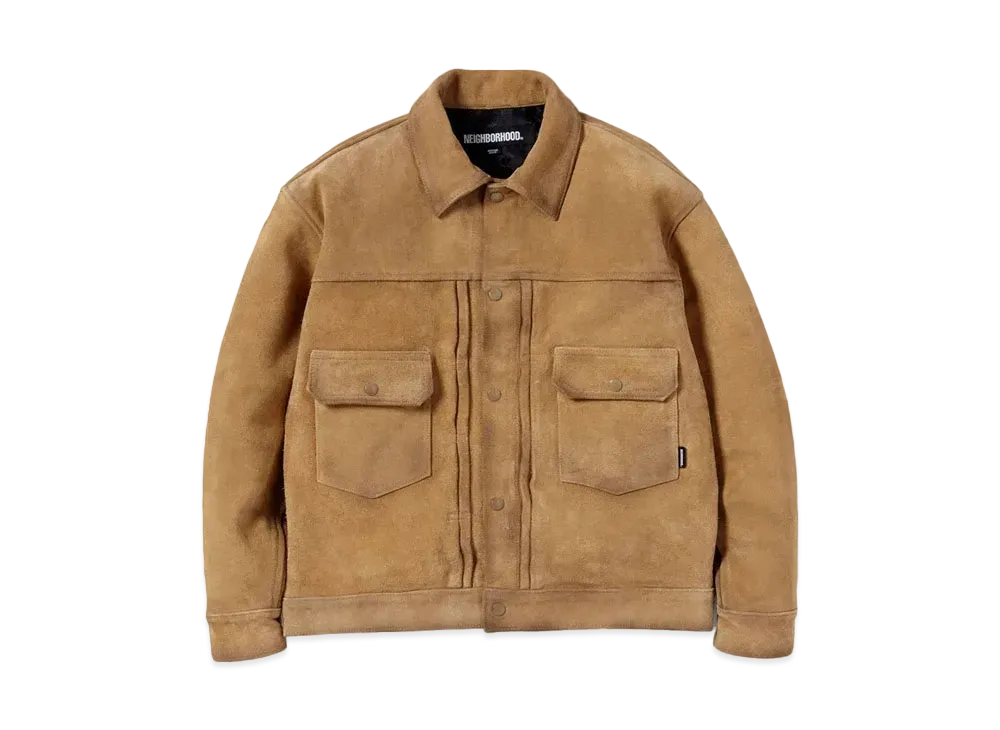 NEIGHBORHOOD Suede Type-2 JK . CL "Beige"