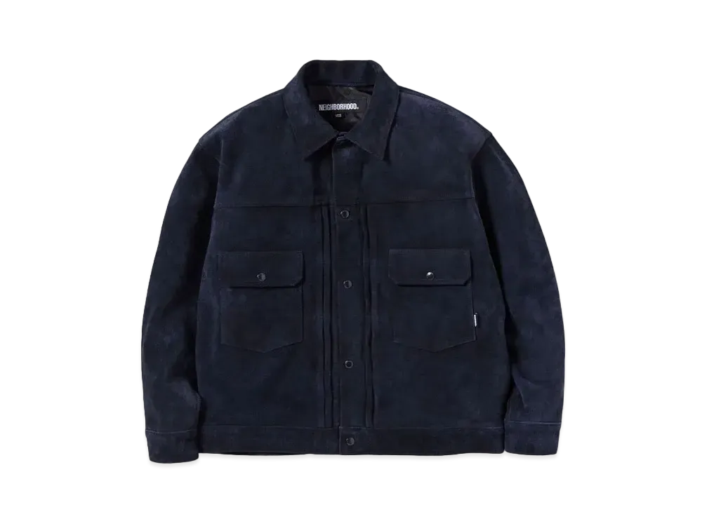 NEIGHBORHOOD Suede Type-2 JK . CL "Navy"