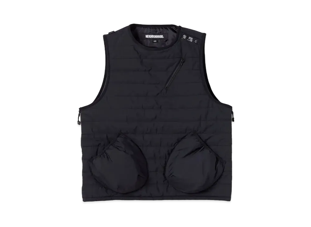 NEIGHBORHOOD Puff Vest . NY "Black"