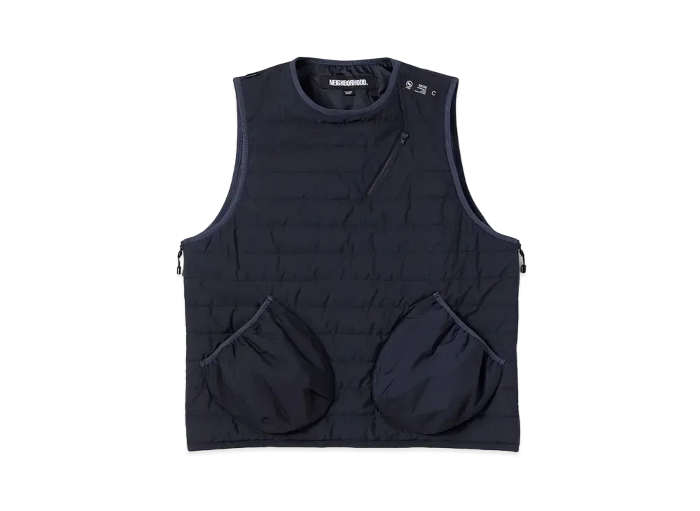 NEIGHBORHOOD Puff Vest . NY "Navy"