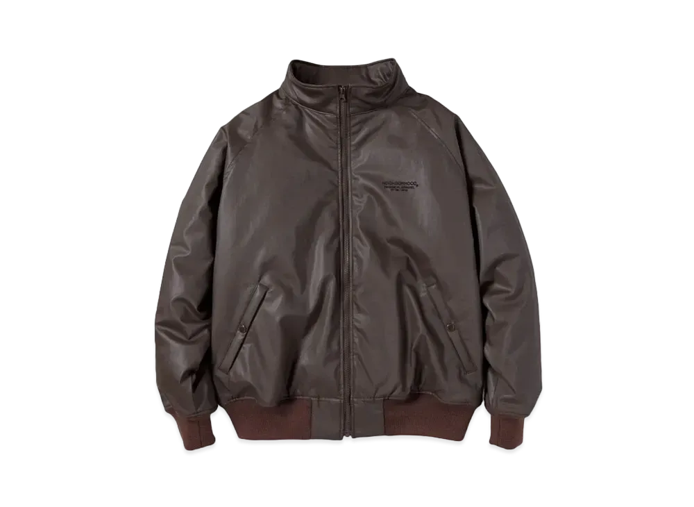 NEIGHBORHOOD Stand Collar JK . SL "Brown"