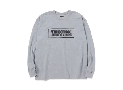 NEIGHBORHOOD NH Tee-3 LS . CO "Gray"