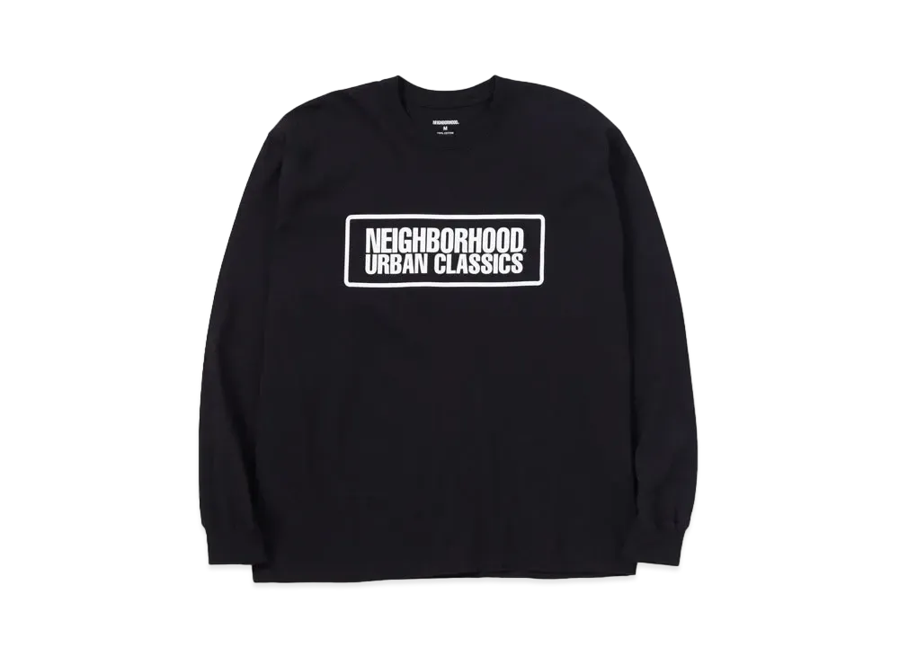 NEIGHBORHOOD NH Tee-3 LS . CO "Black"