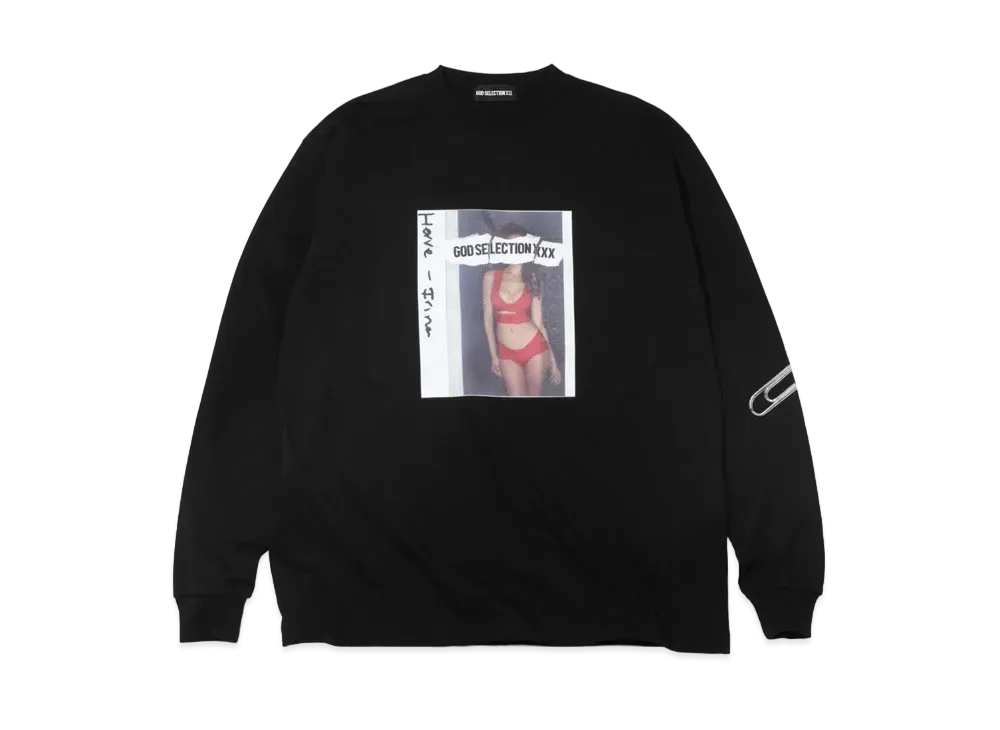 GOD SELECTION XXX Long Sleeve T-Shirt GX-A23-LT-01 "Black"