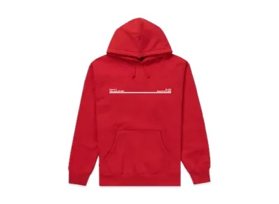 Supreme Shop Hooded Sweatshirt Japan "Red"
