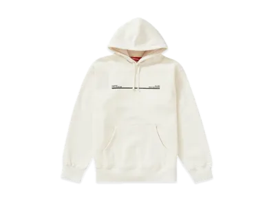 Supreme Shop Hooded Sweatshirt London "Natural"