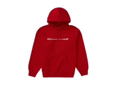 Supreme Shop Hooded Sweatshirt London "Red"