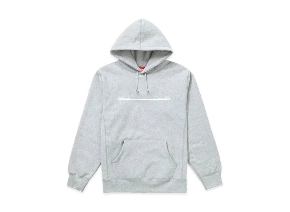 Supreme Shop Hooded Sweatshirt Paris "Heather Grey"